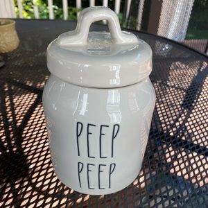 NWT Rae Dunn PEEP PEEP small canister